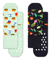 Kids Anti-Slip 2 Pack Food Socks