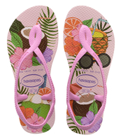 Kids Flipflops Luna Print Crystal