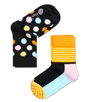 Kids Socks 2-Pack Big Dot