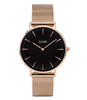 La Boheme Mesh Rose Gold Plated Black
