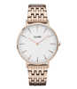 La Boheme Multi Link Rose Gold Plated White