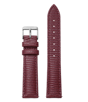 La Boheme Strap Burgundy Lizard