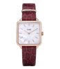 La Tetragone Leather Rose Gold Plated White Pearl