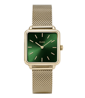 La Tetragone Mesh Gold Plated Forest Green