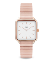 La Tetragone Single Link Rose Gold Colored