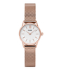 La Vedette Mesh Rose Gold Plated White