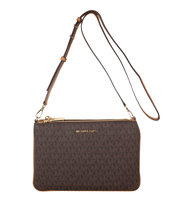 Large double Pouch Crossbody