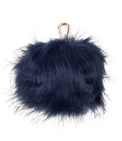 Large Fur Pom Trinkets Gold