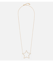 Large Open Star Necklace