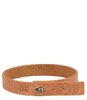 Leuke Armband Bruin Gevlokt