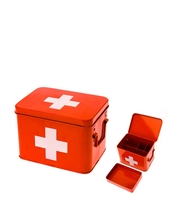 Medicine storage box metal small