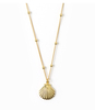 Metal Shell Satellite Chain Necklace