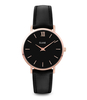 Minuit Leather Rose Gold Plated