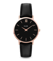 Minuit Leather Rose Gold Plated