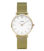 Minuit Mesh Gold Plated White