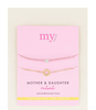Moeder & dochter armband mini