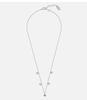 Multi Disc Drop Necklace Gold