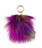 Multi Fur Pom Trinkets Gold