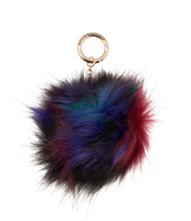 Multi Fur Pom Trinkets Gold
