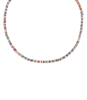 Multikleur choker glitter kralen