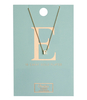 Necklace Initial E