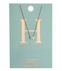 Necklace Initial H