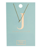 Necklace Initial J