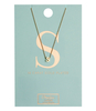 Necklace Initial S