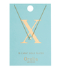 Necklace Initial X