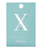 Necklace Initial X