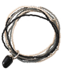 Nirmala Black Onyx Silver Plated Bracelet