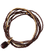 Nirmala Garnet Gold Plated Bracelet