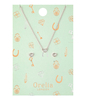 Open Heart Earring Necklace