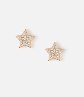 Pave Star Stud Earrings