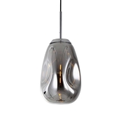 Pendant lamp Blown glass medium