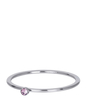 Pink 1 stone crystal 1 mm