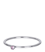 Pink 1 stone crystal 1 mm