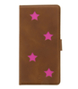 Pink Reversed Star Booktype Huawei P9 Lite