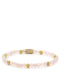 Pink Rose II - 4mm - yellow gold pated S