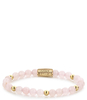 Pink Rose II - 6mm - yellow gold pated S
