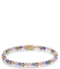 Pink Summer Vibes II - 4mm - yellow gold plated S