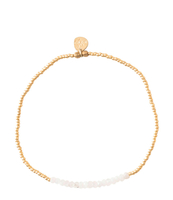 Refined Moonstone Gold Plated Bracelet