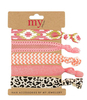 Roze mix haarelastiekjes