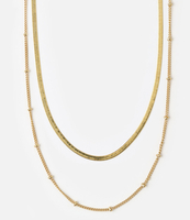 Satellite Flat Snake Layered Chain
