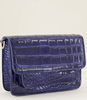 Schoudertas croco print