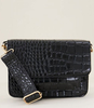 Schoudertas croco print