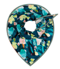 Shawl Flower Play Indigo