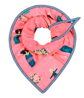 Shawl Lucky Charms Coral by Katja