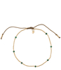 Spring Aventurine Gold Anklet