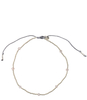 Spring Rose Quartz Silver Anklet